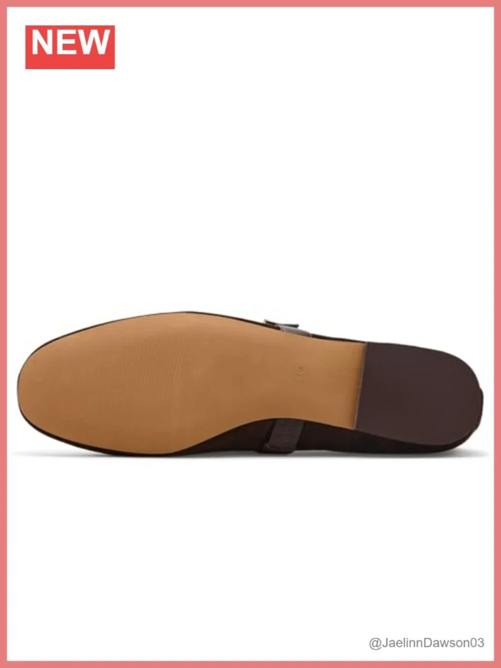 Suede Ballet Flats for Women, Round Toe Slip-On Shoes with Buckle